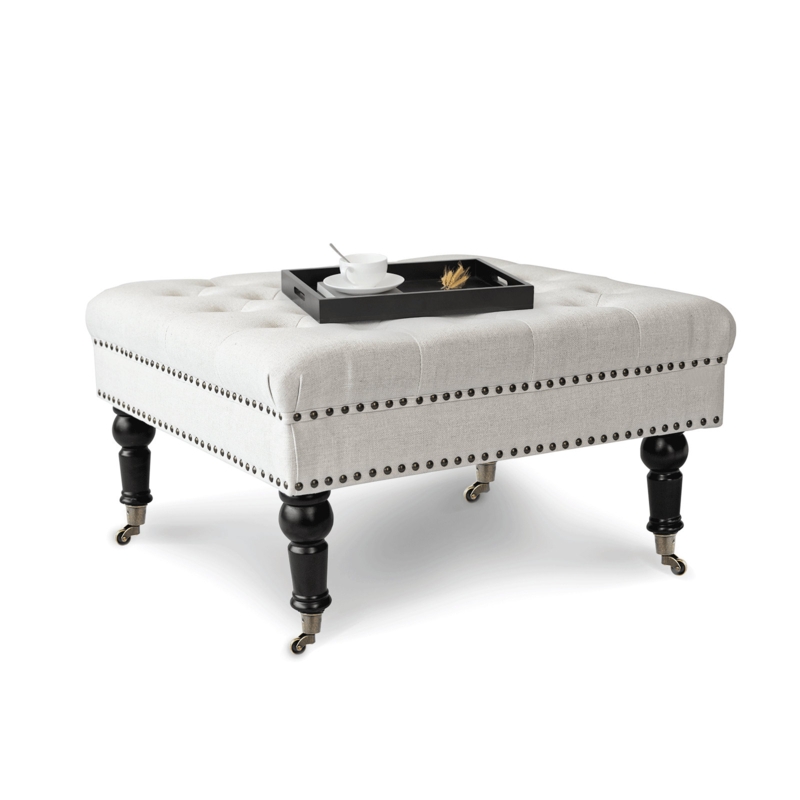 Deondrey Upholstered Ottoman