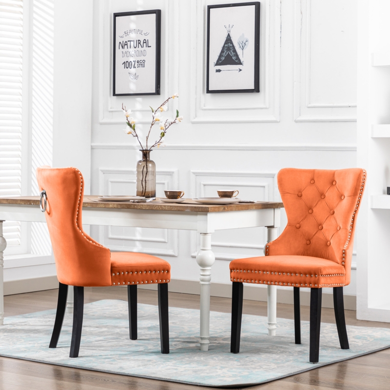 Fairford Tufted Velvet Upholstered Side Chair