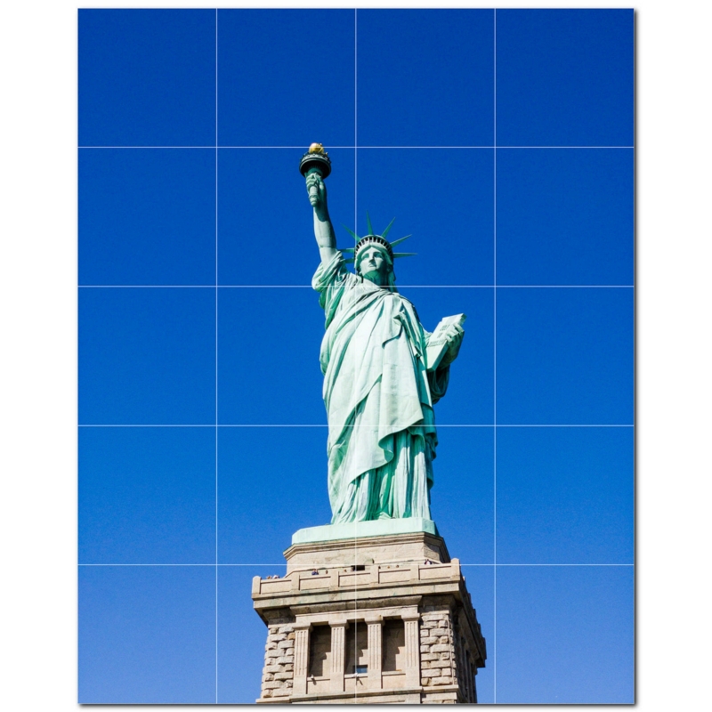 Famous Places Photo 6'' x 6'' Satin Ceramic Decorative Mural