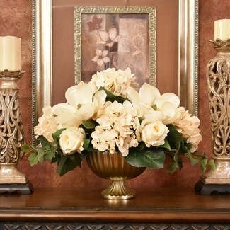 Faux Hydrangea Arrangement - Foter