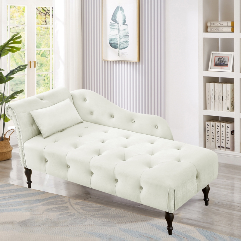 Feo Tufted One Arm Left-Arm Chaise Lounge