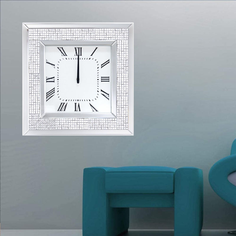 Florbela Acrylic, Glass Wall Clock