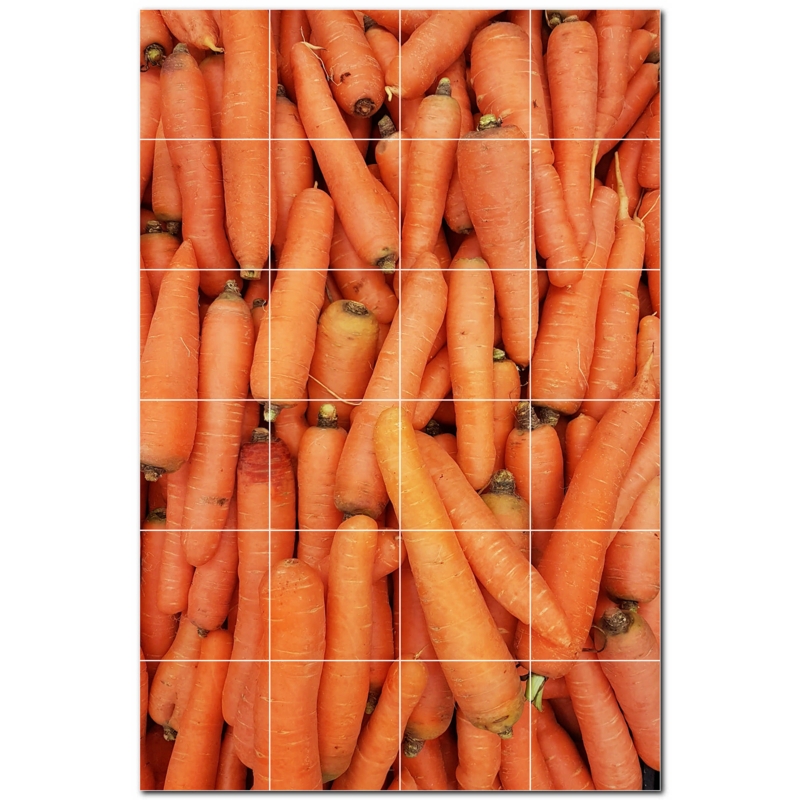 Fruit Photo 6'' x 6'' Satin Ceramic Decorative Mural