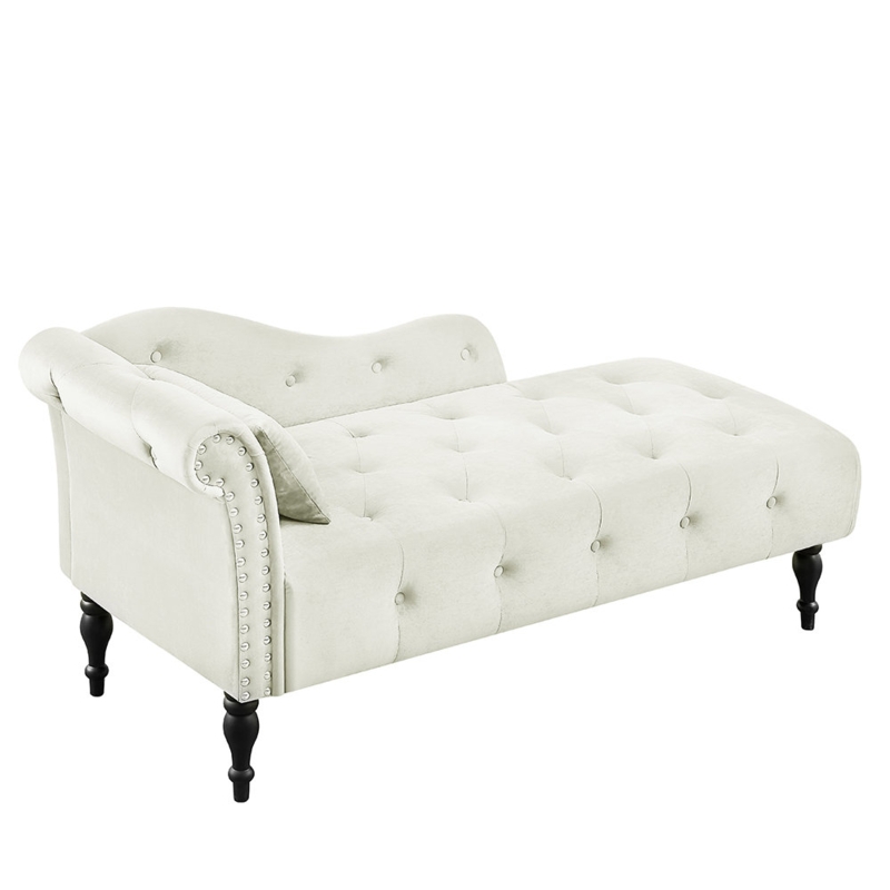 Gyneth Velvet Chaise Lounge