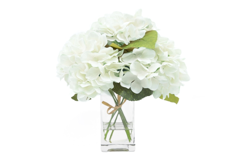 Hydrangea Arrangement in Vase