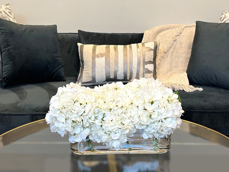 Hydrangea Floral Arrangement in Vase