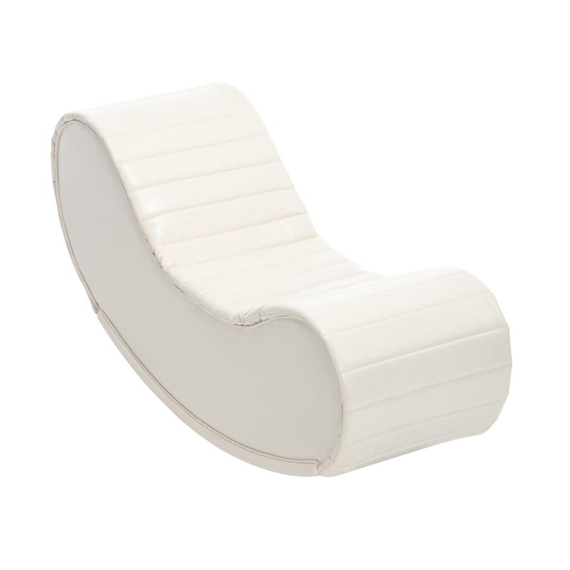 Januz Faux Leather Chaise Lounge