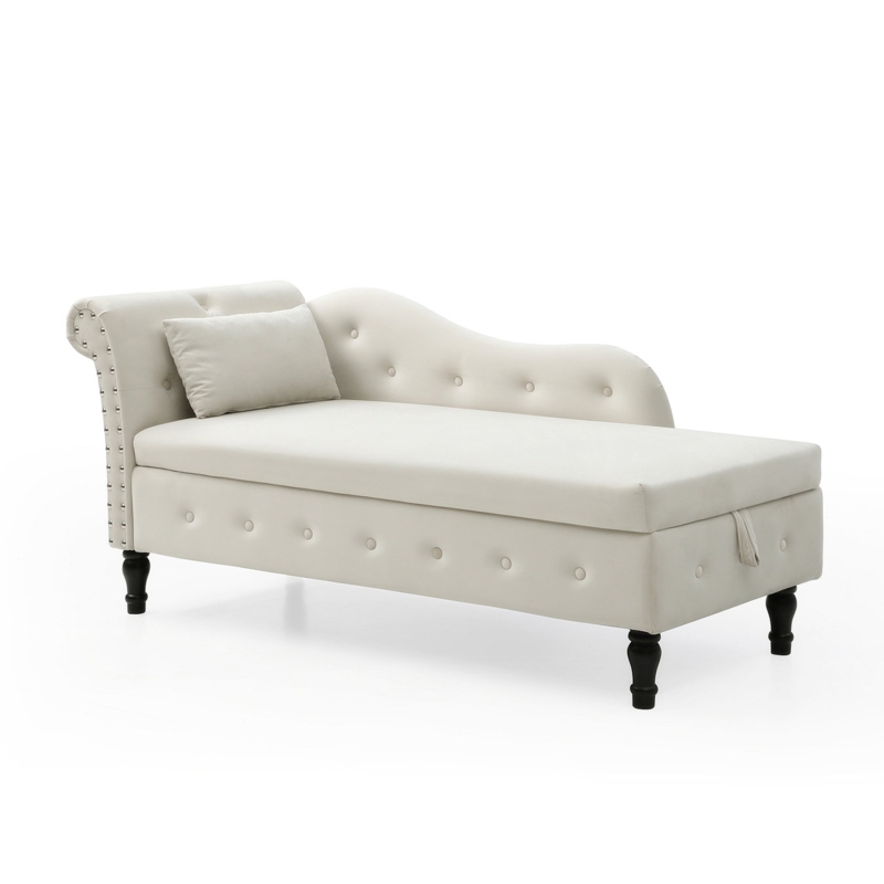Jontavious Velvet Chaise Lounge