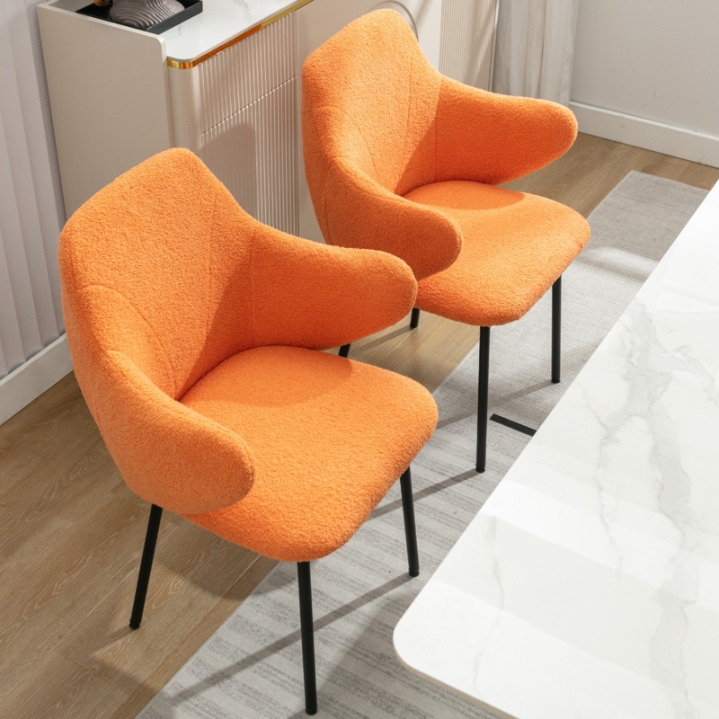Jovi Polyurethane Upholstered Back Arm Chair