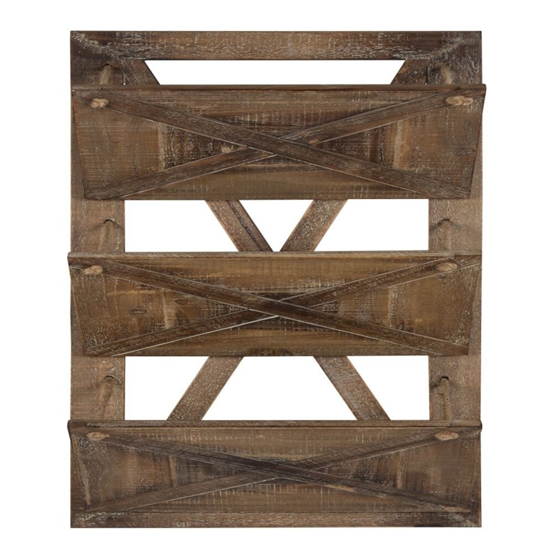Jyheim Solid Wood Magazine Rack