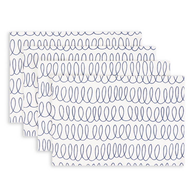 Kate Spade New York Placemats, Reversible, 100% Cotton, Machine Washable