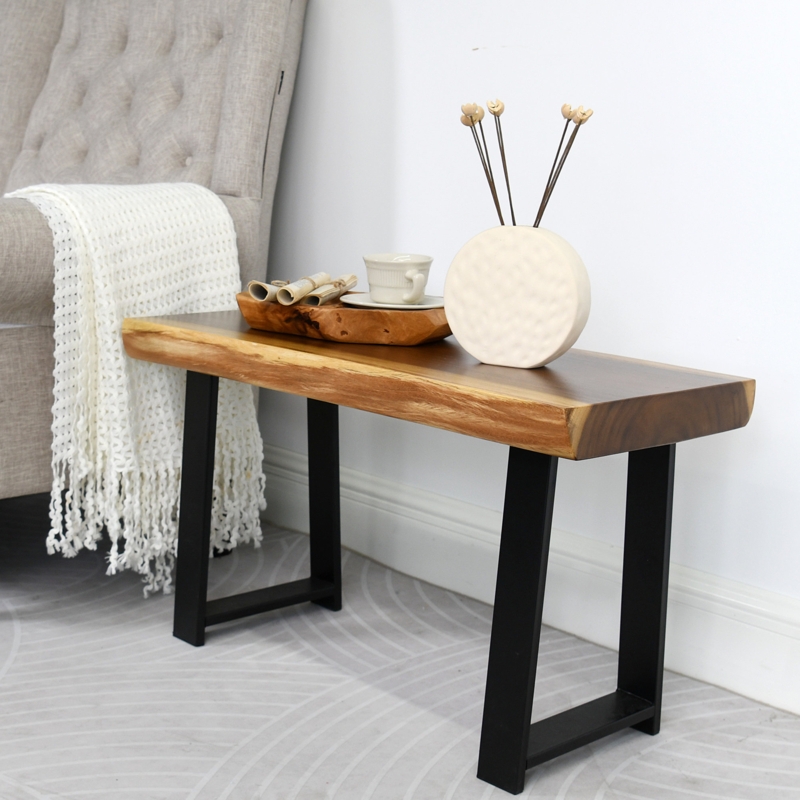 Laoma Solid Wood Bench