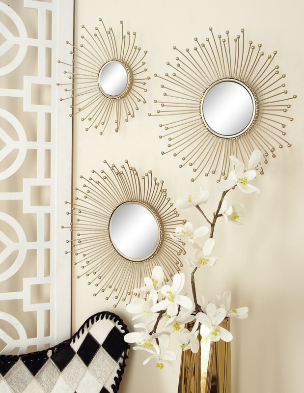 Lorcan 3 Piece Wall Mirror Set