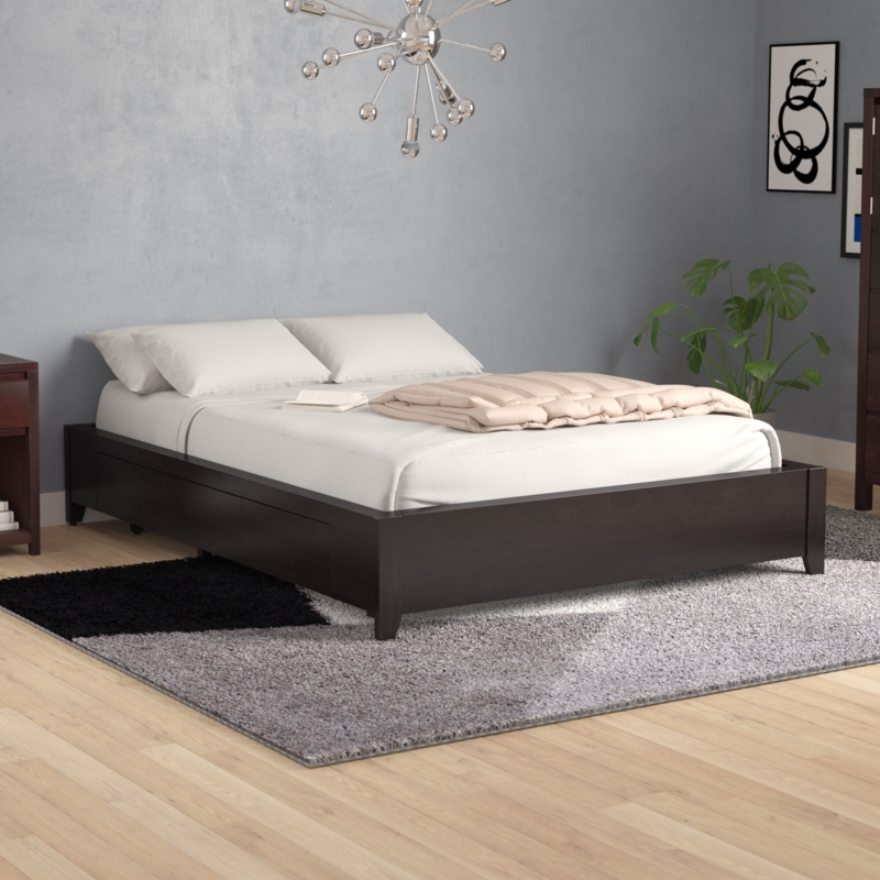 Mariel Solid Wood Standard Storage Bed