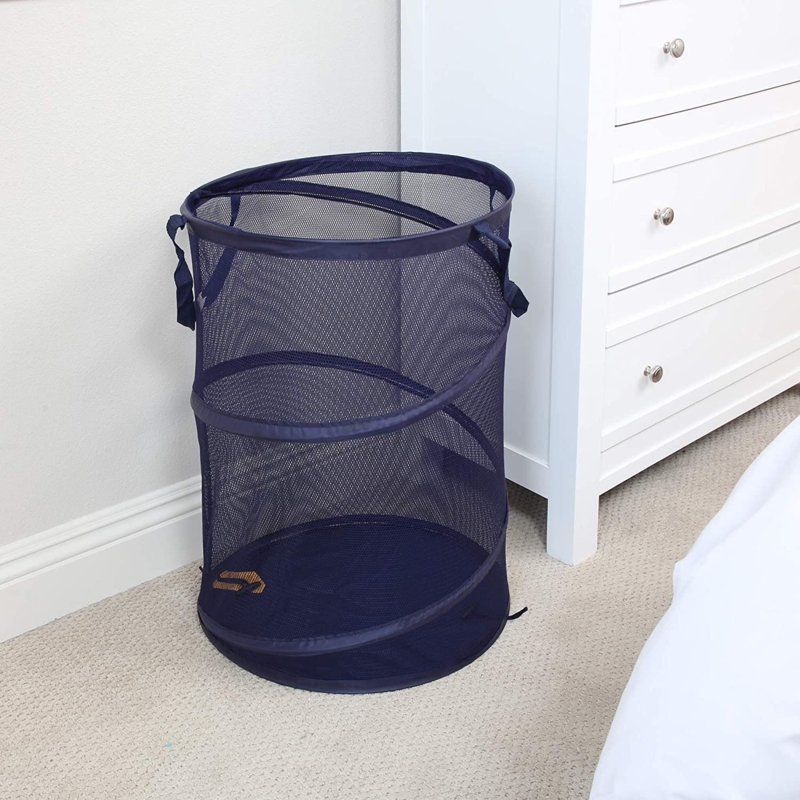 Mesh Laundry Hamper with Handles