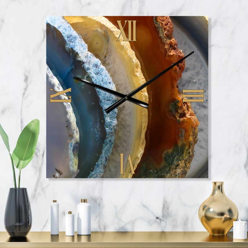 Mineral Slice XV - Fashion Wall Clock
