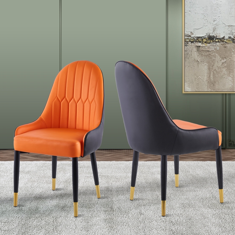 Nadel Faux Leather Upholstered Side Chair