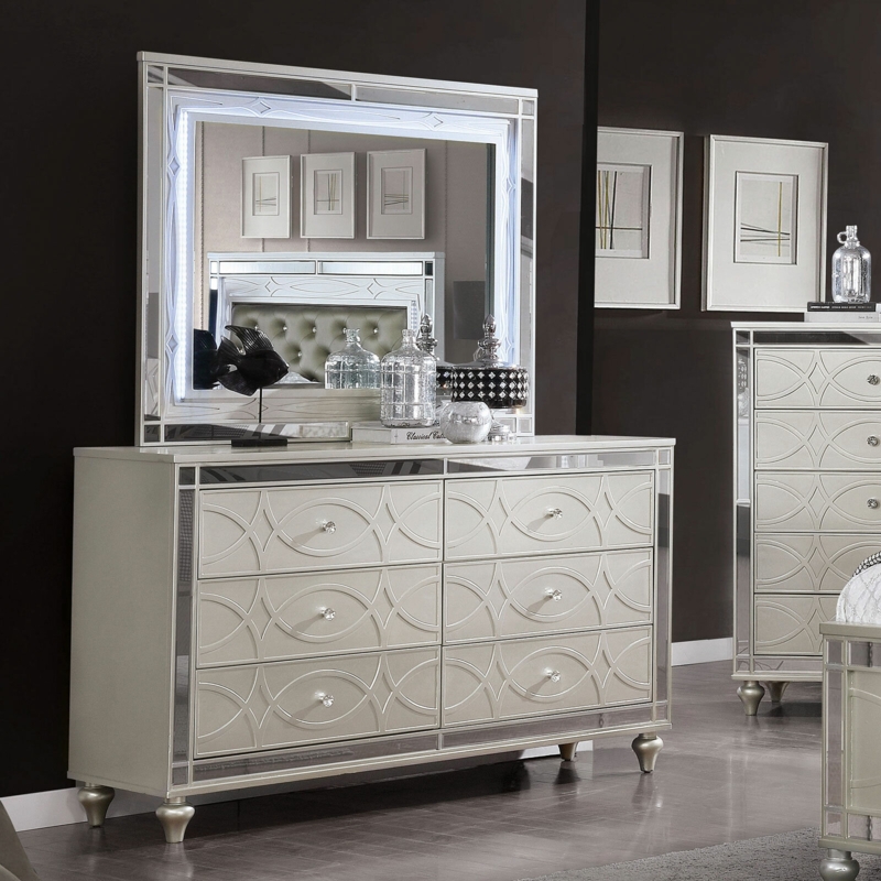 Nagy 6 - Drawer Dresser with Mirror
