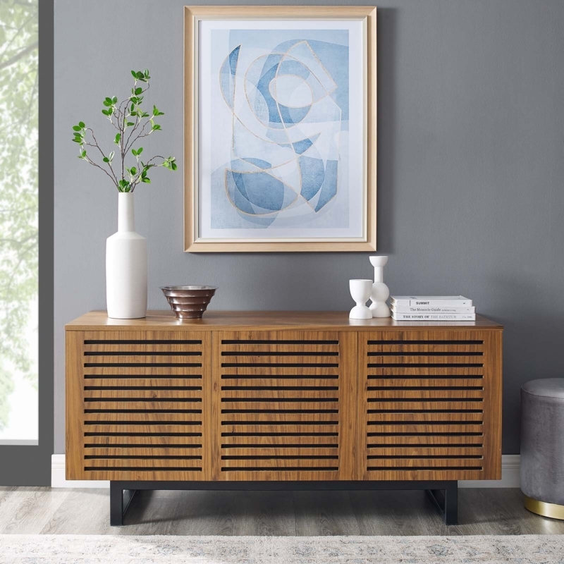 Parker Wood Walnut, 55" TV Stand by Modway