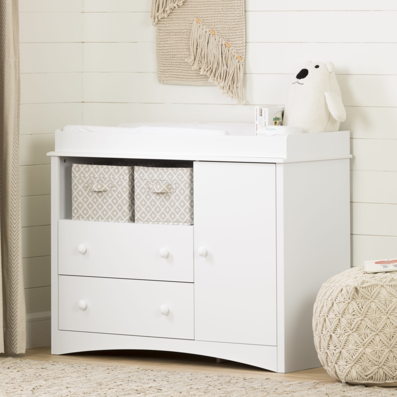 Peek-a-boo Changing Table Dresser