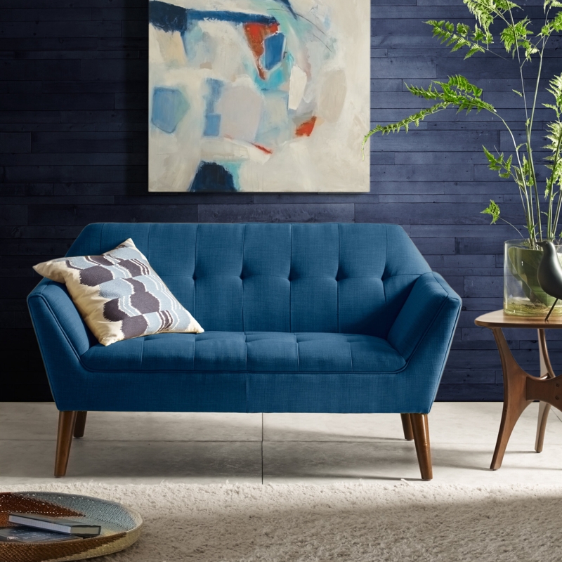 Petrick Modern Button Tufted Loveseat