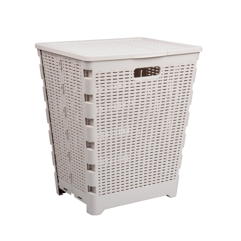 Plastic Laundry Hamper with Handles