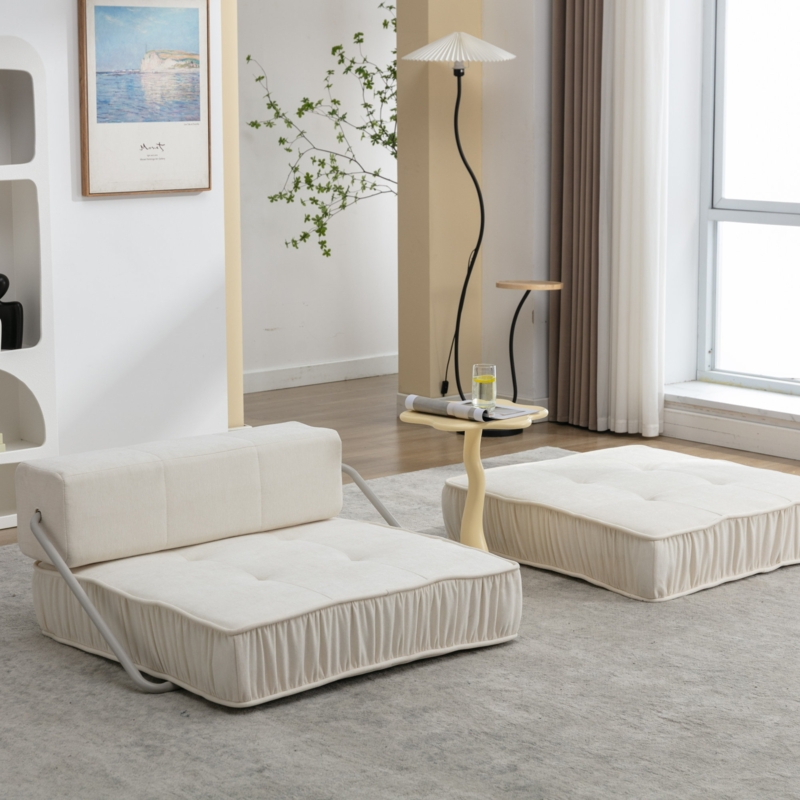 Rivalee Chenille Upholstered Chaise Lounge Sofa