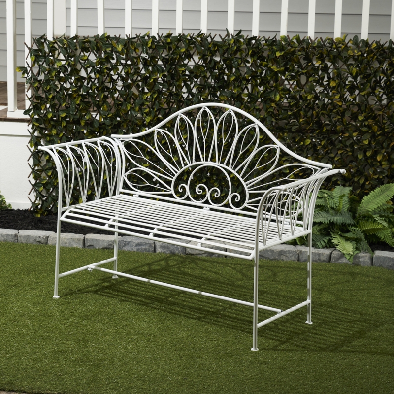 Severson Metal Outdoor Bench