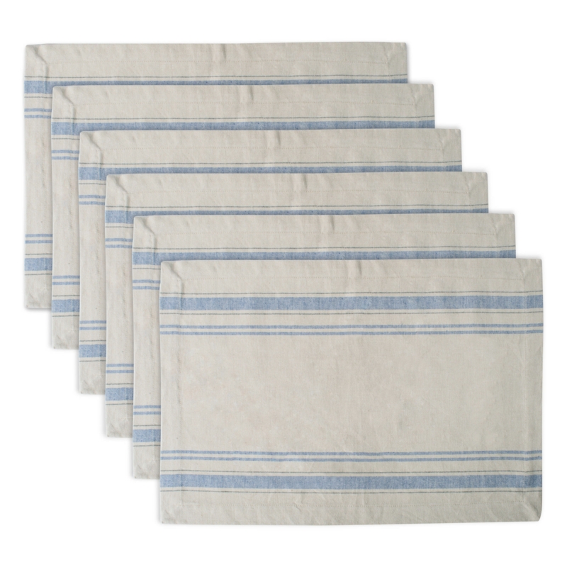 Sykora Cotton Striped Rectangle Placemat
