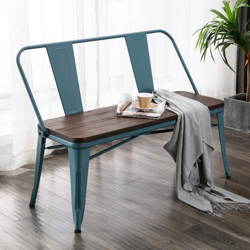 Talleyran Metal Outdoor Bench