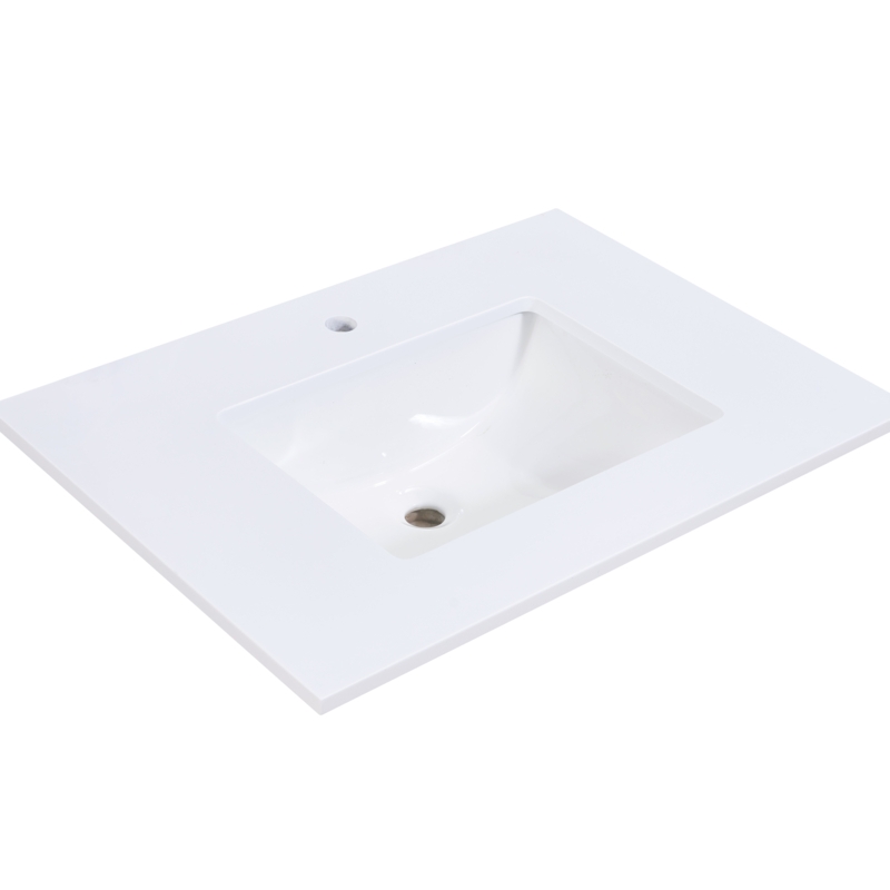 Viterbo 31'' Composite Single Bathroom Vanity Top with Sink