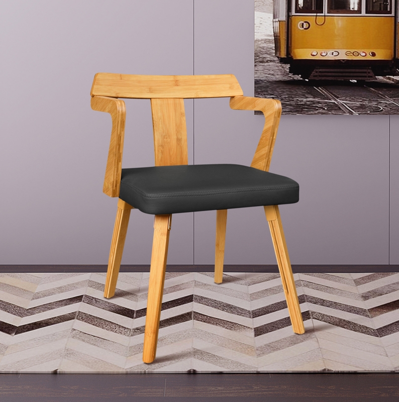 Westervelt Faux Leather Upholstered Parsons Chair