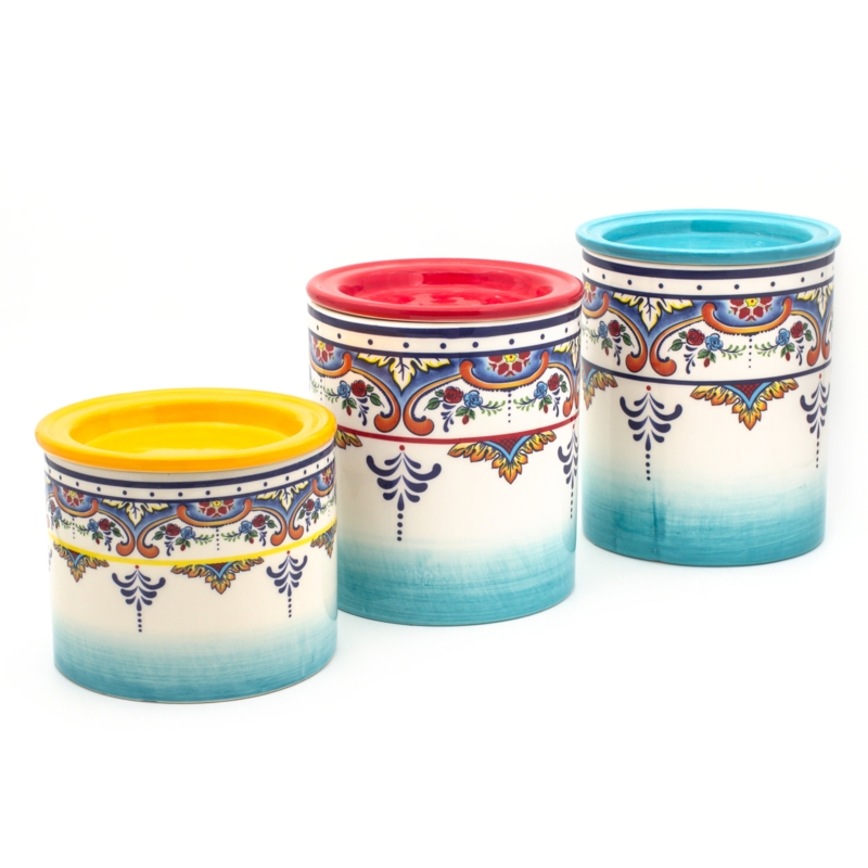 Zanzibar 3 Piece Kitchen Canister Set | Foter