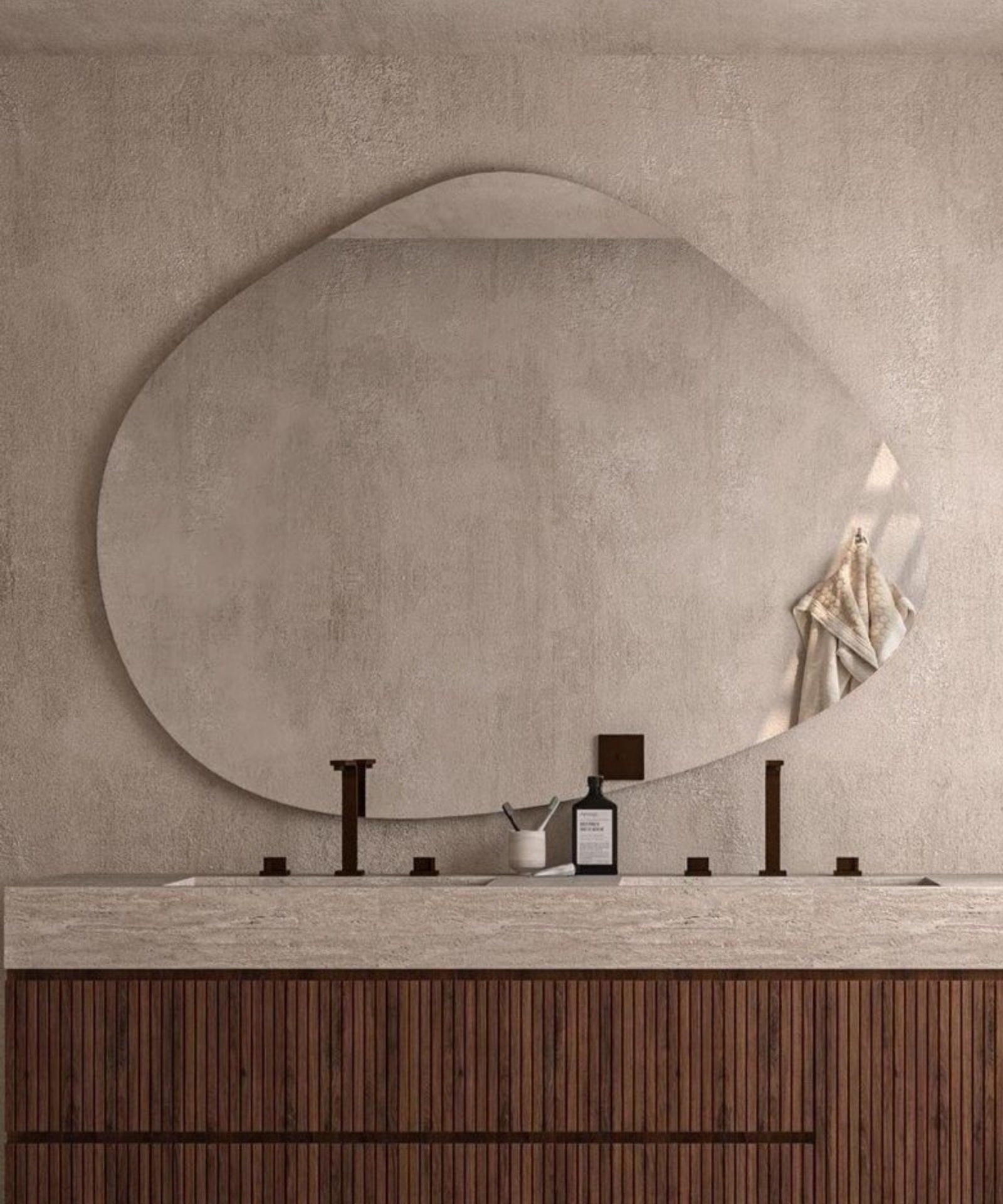 Cide Asymmetrical Wall Mirror Home Decor Irregular Bathroom Mirror Aesthetic Vanity Mirror