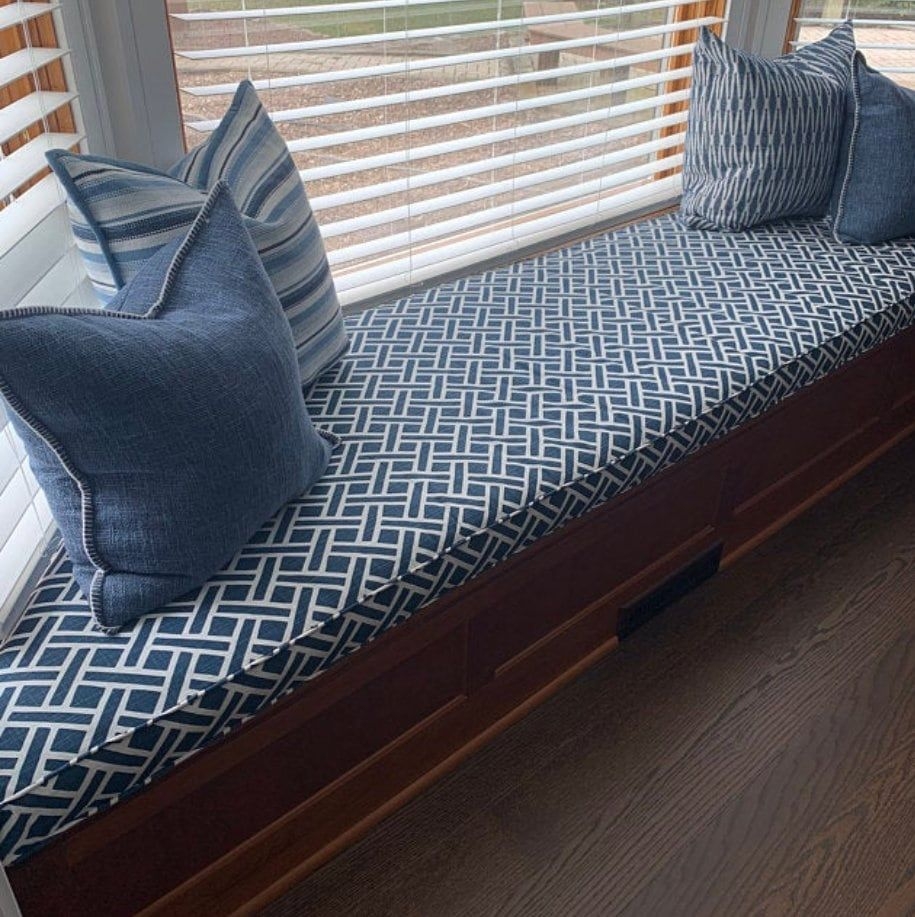 Custom Bench, Window and Trapezoid Cushions in a Wide Variety of Fabrics
