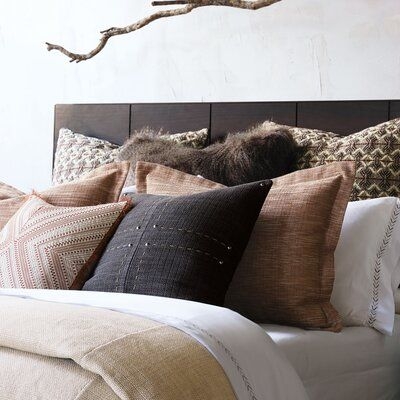 Eastern Accents Barclay Butera Square Pillow Cover & Insert Down/Feather/Cotton Blend | 22 H x 22 W x 1 D in | Wayfair