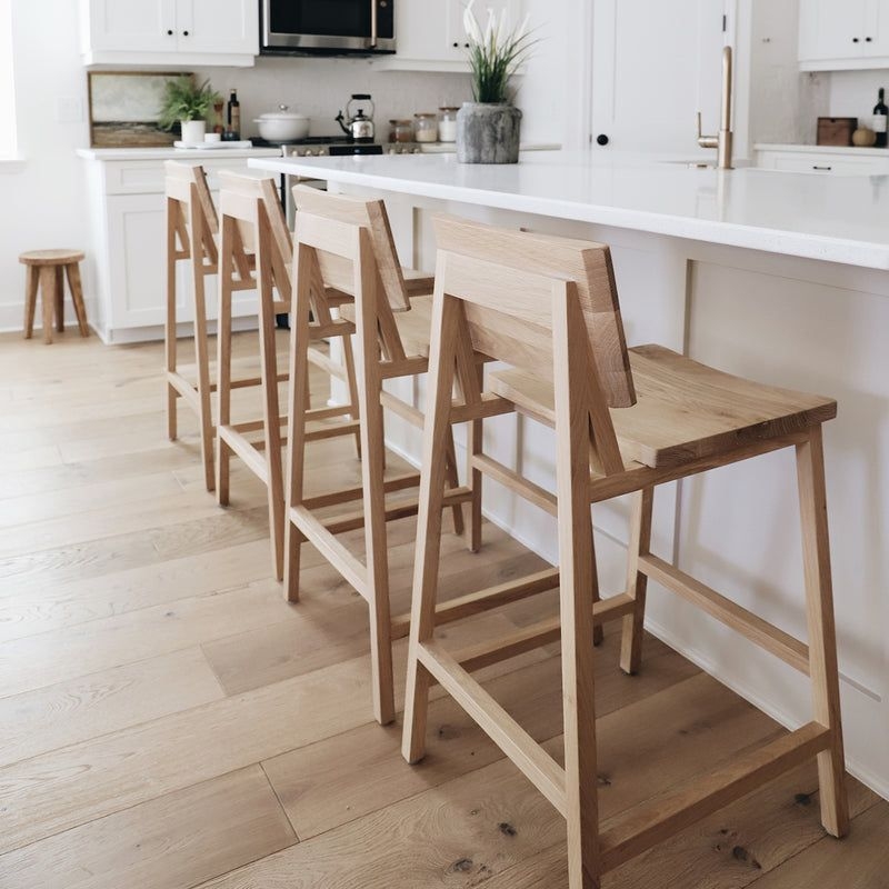 Ethnicraft N3 Stool in Tan