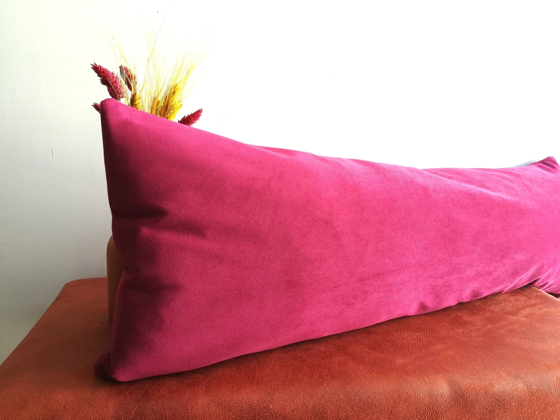 Lumbar Pillow Cover Pink Lumbar Pillow 1224 Lumbar Pillow Bohemian Pillow Pink Pillow Cover Decorative Lumbar Pillow Cover
