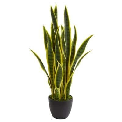 Nearly Natural 26 in. Indoor Sansevieria Artificial Plant