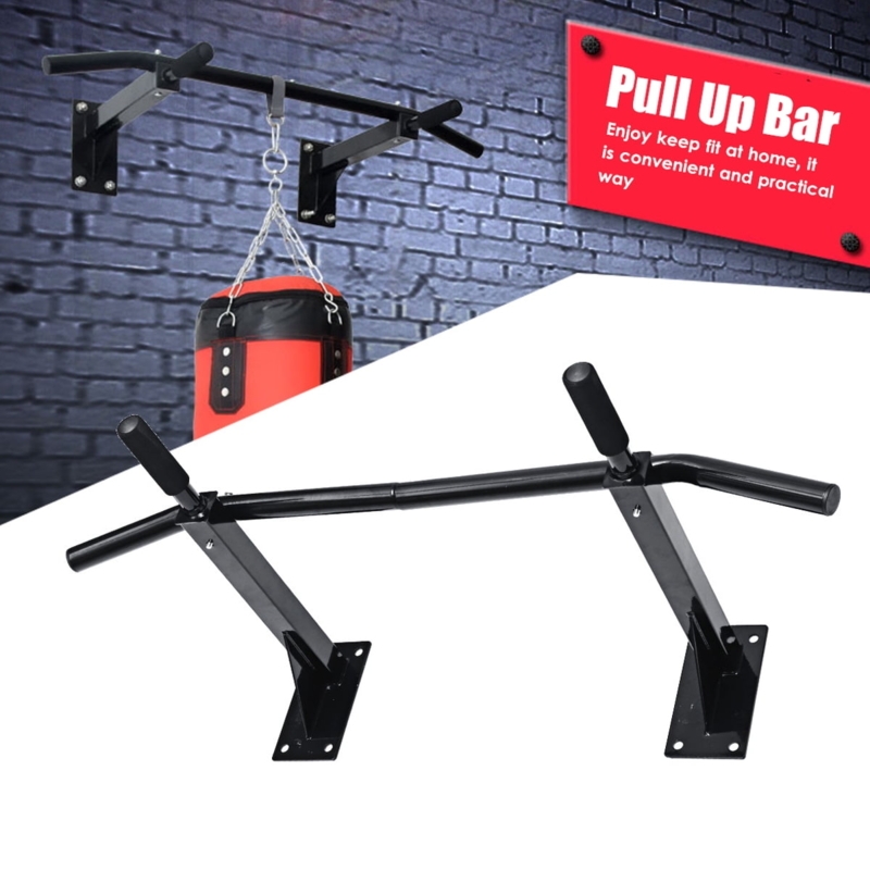 Wall Mounted Pull Up Bar with Multiple Grip Positions
