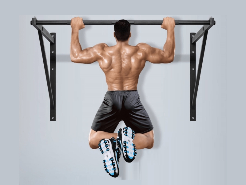 Wall Mounted Pull Up Bars for Home Gym Workouts