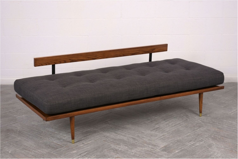 Adrian Pearsall Mid-Century Modern Walnut Daybed