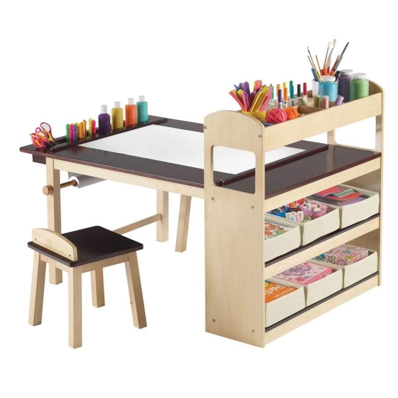 Kids Art Table with Ample Storage and Seating