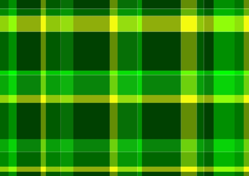 Vibrant Green Plaid Wallpaper Pattern