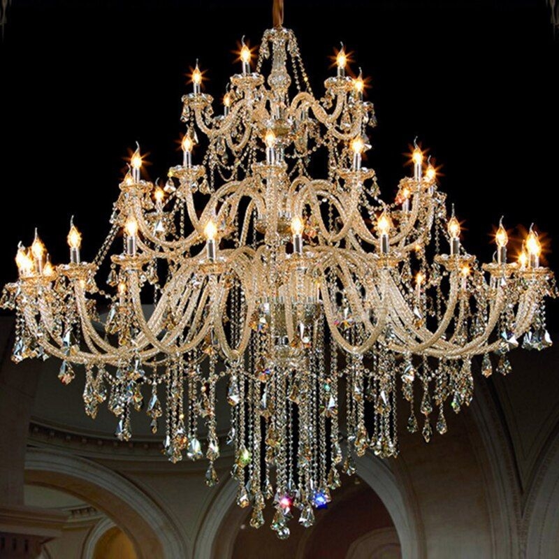 Luxurious Crystal Chandelier for Grand Living Rooms