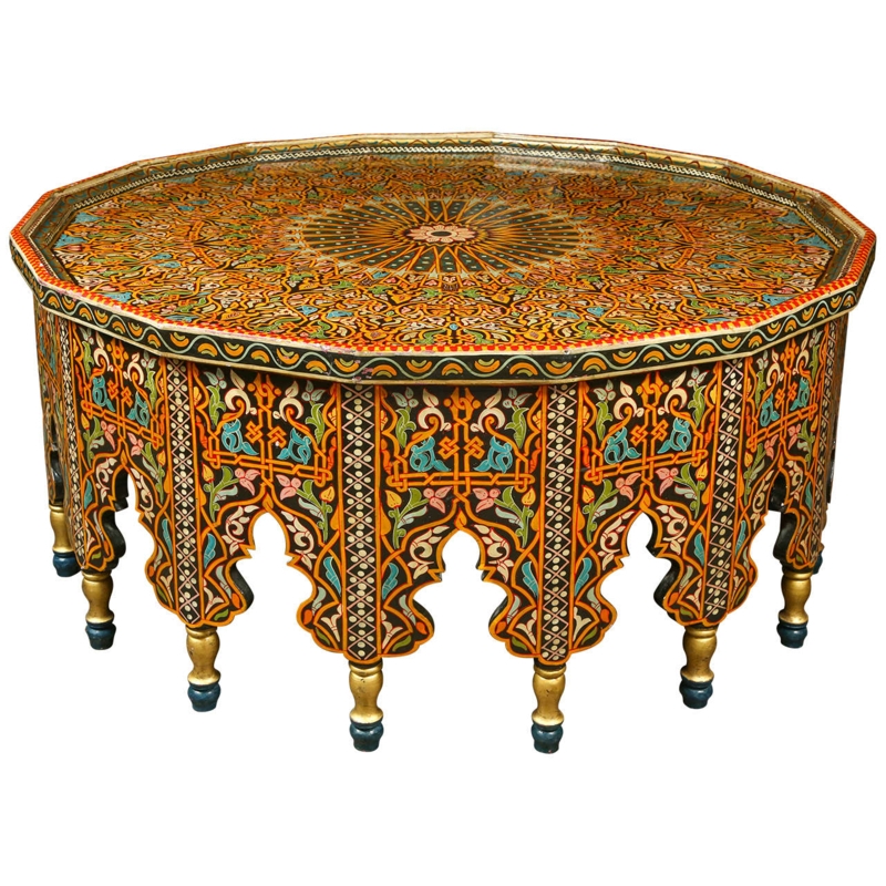 Handcrafted Moroccan Octagonal Coffee Table