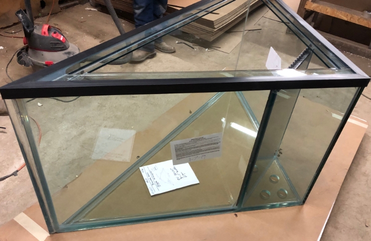 Modern Corner Aquarium Fish Tank for Small Spaces