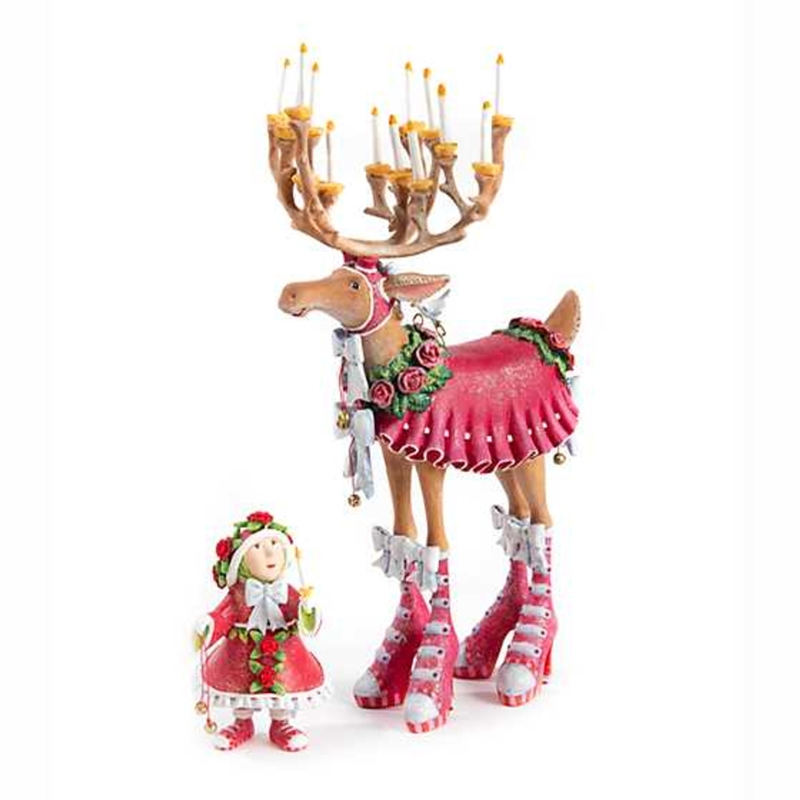 Patience Brewster Festive Reindeer and Doll Figurines