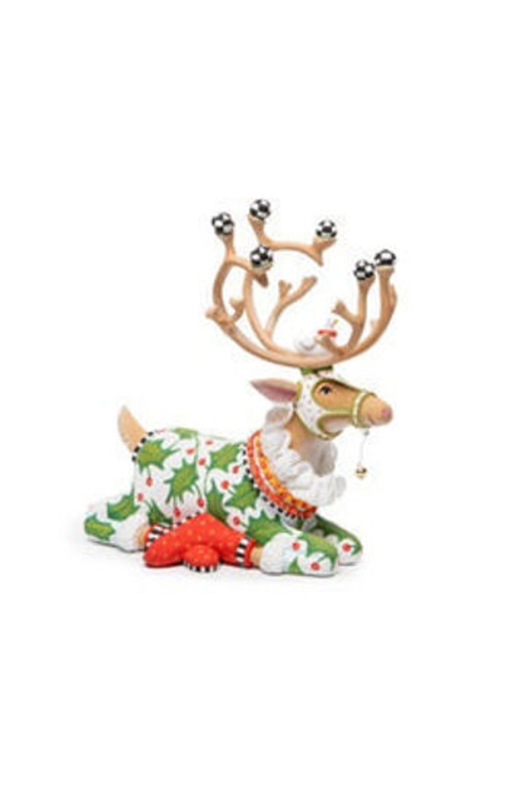 Patience Brewster Festive Sitting Vixen Reindeer Figurine