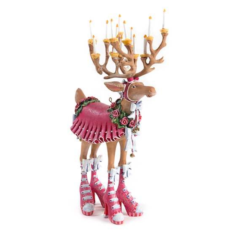 Patience Brewster Reindeer Figurine with Candle Antlers